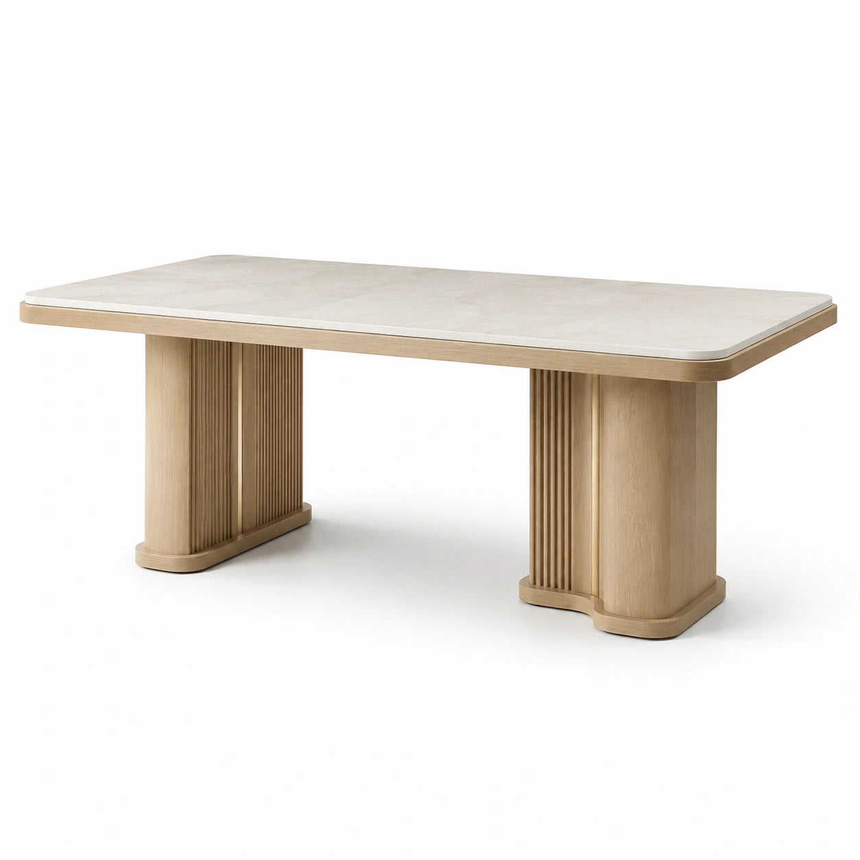Table de salle à manger en bois de noyer