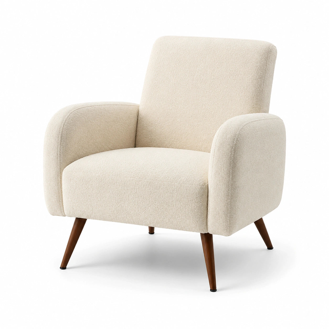 Fauteuil en bois et rotin avec coussins en velours vert olive